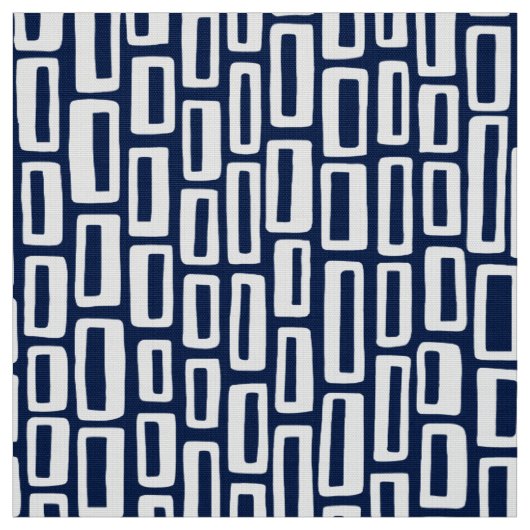 200515 - White on Dark Blue 001744 ファブリック (見本)