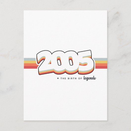 2005 伝説の誕生 ポストカード (正面)