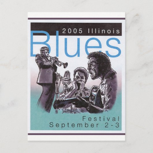 2005 Bluesポスターコンテスト入場 ポストカード (正面)