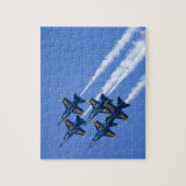 2006の艦隊週の間のブルーエンジェルの低空飛行 ジグソーパズル (縦)