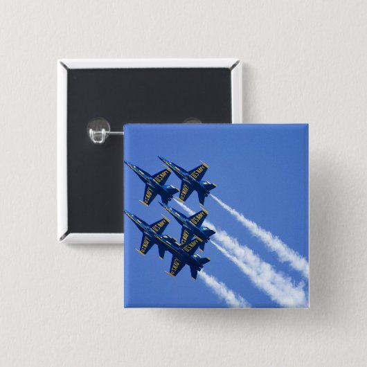 2006の艦隊週の間のブルーエンジェルの低空飛行 缶バッジ (正面&裏面)