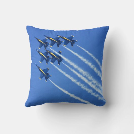 2006の艦隊週2の間のブルーエンジェルの低空飛行 クッション (裏面)