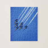 2006の艦隊週2の間のブルーエンジェルの低空飛行 ジグソーパズル (縦)