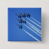 2006の艦隊週2の間のブルーエンジェルの低空飛行 缶バッジ (正面)