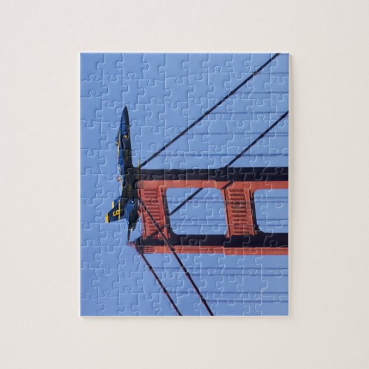 2006の艦隊週3の間のブルーエンジェルの低空飛行 ジグソーパズル (縦)