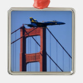 2006の艦隊週3の間のブルーエンジェルの低空飛行 メタルオーナメント (正面)