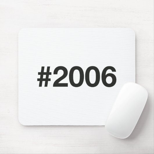 2006ハッシュタグ19誕生日記念日 マウスパッド (マウス)