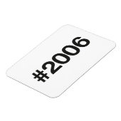 2006ハッシュタグ19誕生日記念日 マグネット (左側)