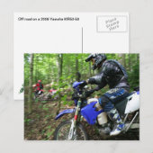 2006ヤマハWR50-F ポストカード (正面/裏面)