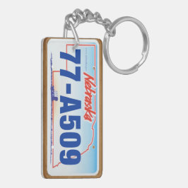 2006年のネブラスカのナンバープレートKeychain #2 キーホルダー