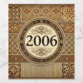 2006年の繁栄 ワインラベル (シングルラベル)