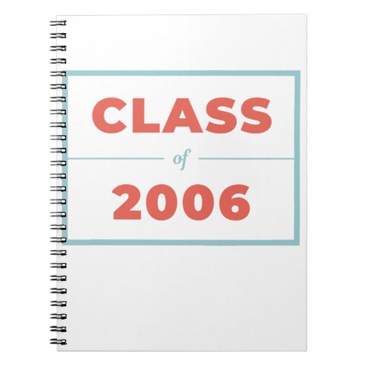 2006年クラス ノートブック (正面)