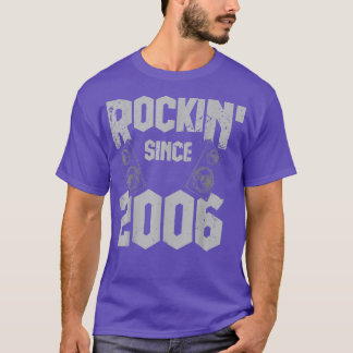 2006年以来ロックンロック音楽ファン16th Bir Tシャツ