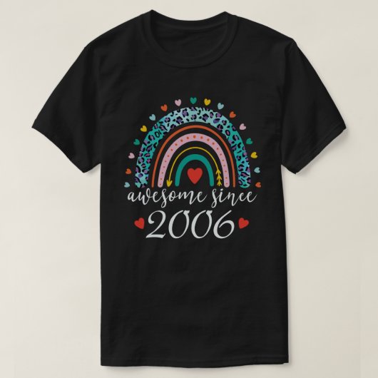 2006年以素晴らし降16誕生日ギフト Tシャツ (デザイン正面)