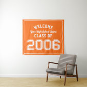 2006年卒業クラス、20年後の同窓会の飾り タペストリー (インサイチュ(横))