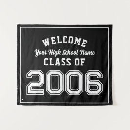 2006年卒業生の皆さん、20年後の同窓会の飾りに タペストリー