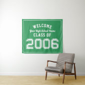 2006年卒業生の皆さん、20年後の同窓会の飾り付けに タペストリー (インサイチュ(横))
