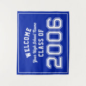 2006年度 クラス 20周年 再会 デコレーション ようこそ タペストリー (正面)