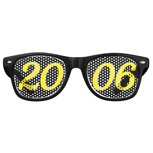 2006年生まれの20歳の誕生日を盛り上げるサングラス レトロサングラス (正面)