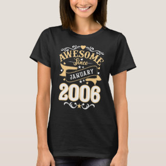 2006年1月作17歳誕生日男性 Tシャツ