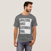 2006年12月以来の素晴らしい誕生日ギフト15Y Tシャツ (正面フル)