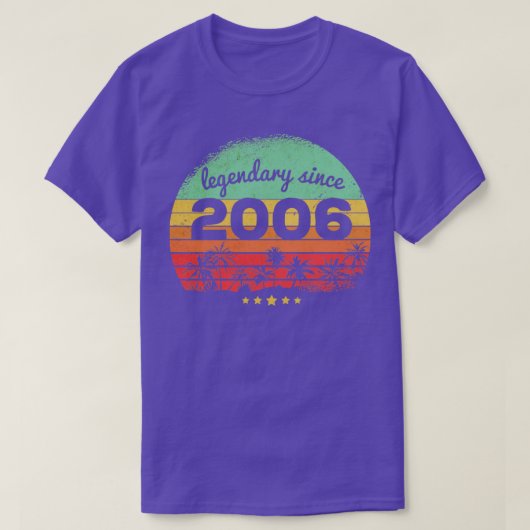 2006年17誕生日1以来17歳 Tシャツ (デザイン正面)