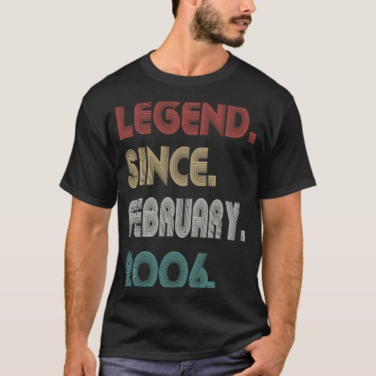 2006年2月以来17歳のヴィンテージ伝説 Tシャツ (正面)