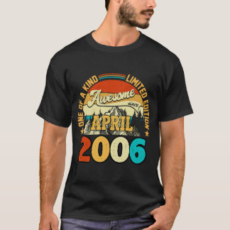 2006年4素晴らし月17日生以来17歳 Tシャツ
