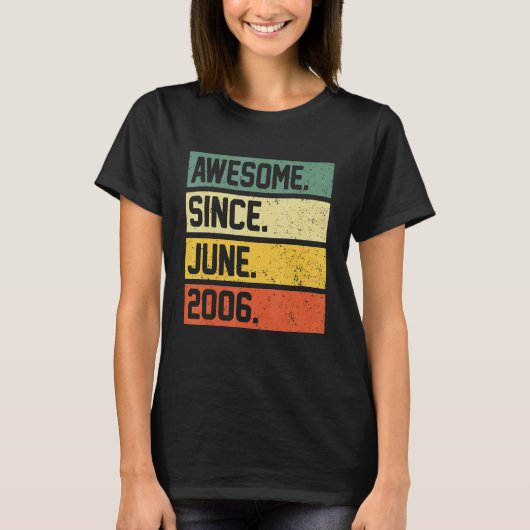 2006年6月素晴らし16日16歳 Tシャツ (正面)
