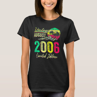 2006年8月ヴィンテージ 16歳 16歳の誕生日 Tシャツ