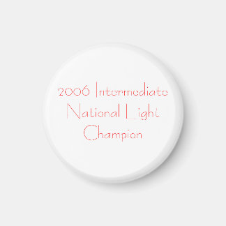 2006年IntermediateNationalライトチャンピオン マグネット