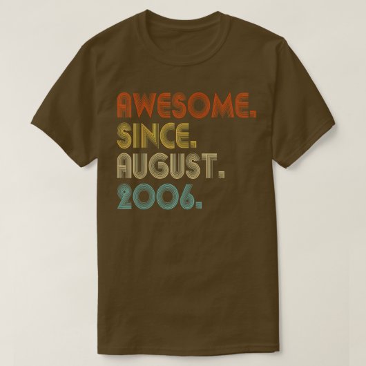2006素晴らし年のヴィンテージ16誕生日T以降 Tシャツ (デザイン正面)