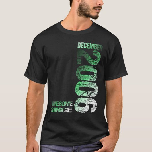 2006素晴らし年12月17日誕生日200生まれ以来 Tシャツ (正面)