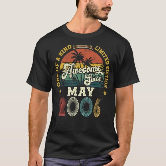 2006素晴らし年5月以降ヴィンテージ16誕生日 Tシャツ (正面)