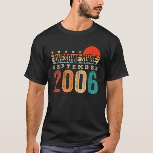 2006素晴らし年9月16日誕生日16年 Tシャツ (正面)
