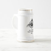 2006記念するステイン ビールジョッキ (正面左)