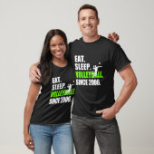 2006食べ年12誕生日以来のスリープバレーボール Tシャツ (ユニセックス)
