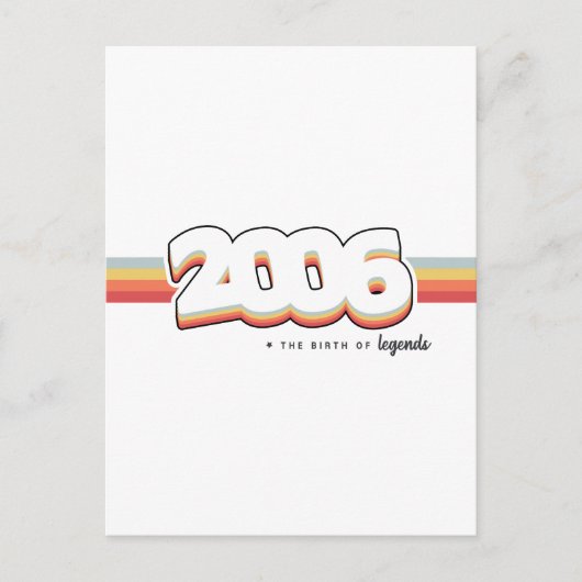 2006 伝説の誕生 ポストカード (正面)