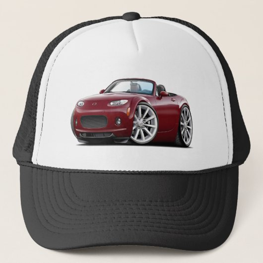 2006-08年のMiataのあずき色車 キャップ (正面)