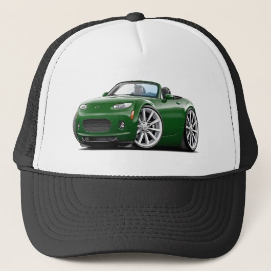 2006-08年のMiataの緑車 キャップ (正面)
