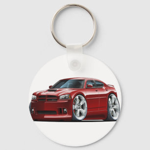 2006-10年の充電器SRT8のあずき色車 キーホルダー