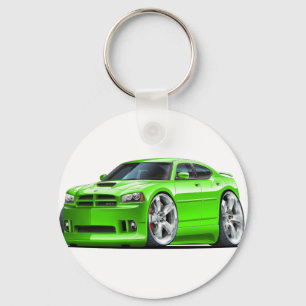 2006-10年の充電器SRT8の緑車 キーホルダー