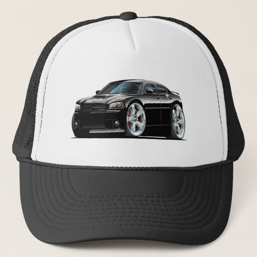 2006-10年の充電器SRT8の黒い車 キャップ (正面)