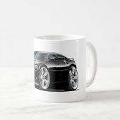 2006-10年の充電器SRT8の黒い車 コーヒーマグカップ (正面右)