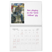 2007のバンドカレンダーを様子を見 カレンダー (2月 2027)