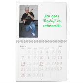 2007のバンドカレンダーを様子を見 カレンダー (3月 2027)