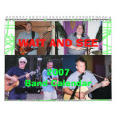 2007のバンドカレンダーを様子を見 カレンダー (カバー)