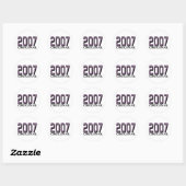 2007オリジナル ラウンドシール (シート)