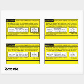 2007タコマA/C空調デカール 長方形シール (シート)