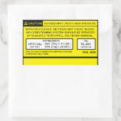 2007タコマA/C空調デカール 長方形シール (バッグ)